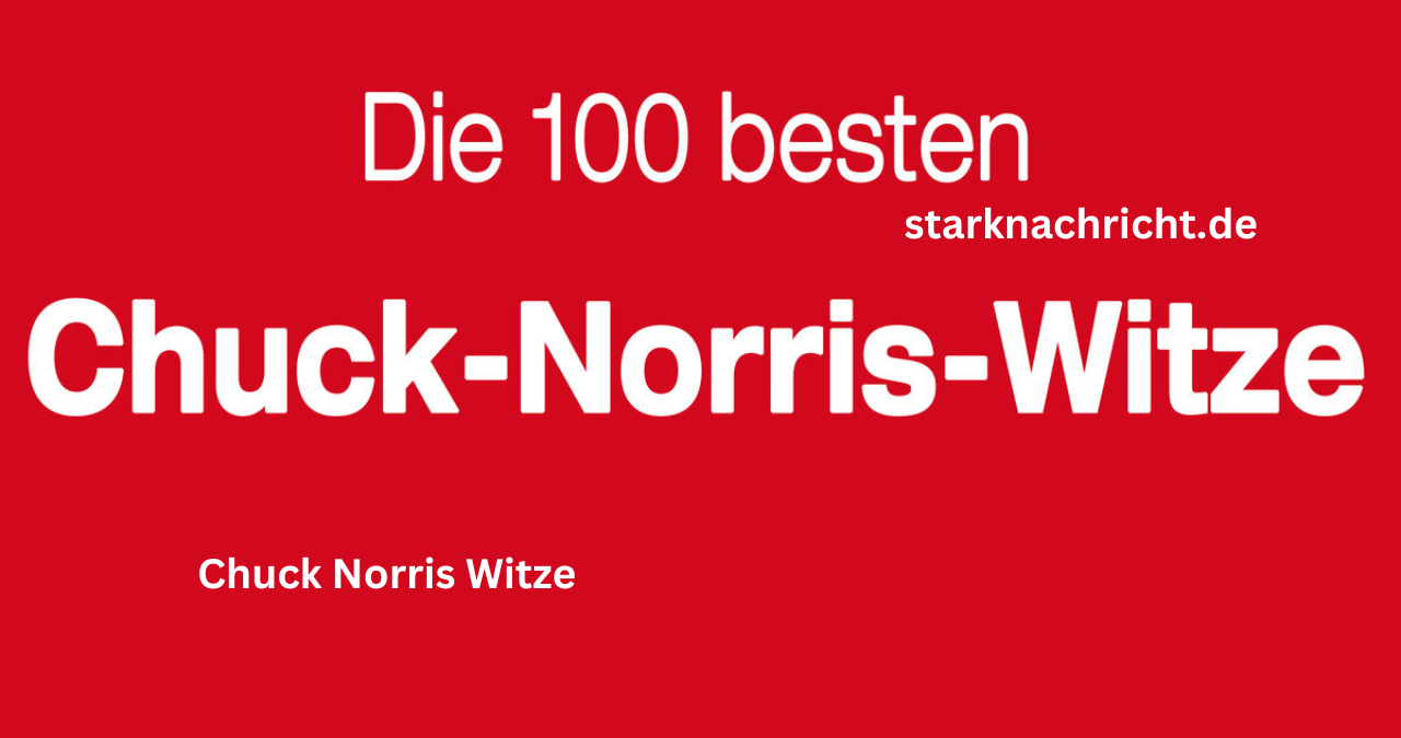 Chuck Norris Witze