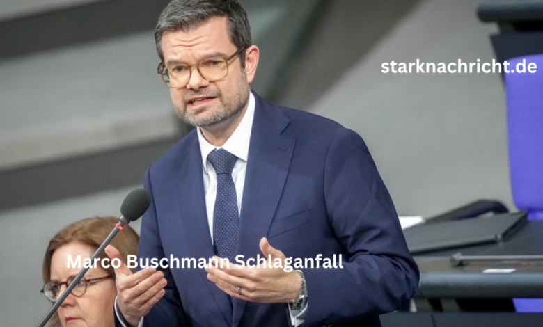 Marco Buschmann Schlaganfall